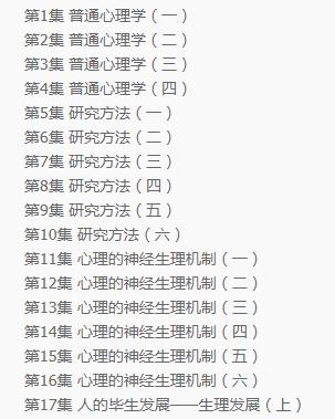 （普通心理学视频教程）张彦彦