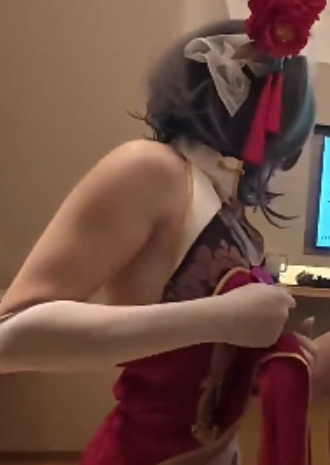 墨墨柴郡旗袍伪娘视频1部1.14G猫耳娘装束