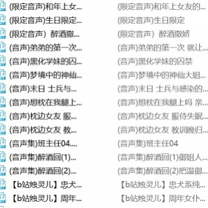 B站烛灵儿热舞120部26G火辣合集